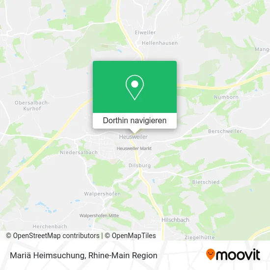 Mariä Heimsuchung Karte