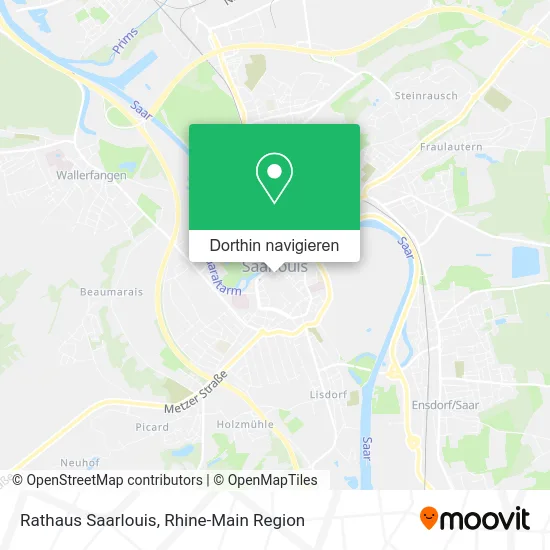 Rathaus Saarlouis Karte
