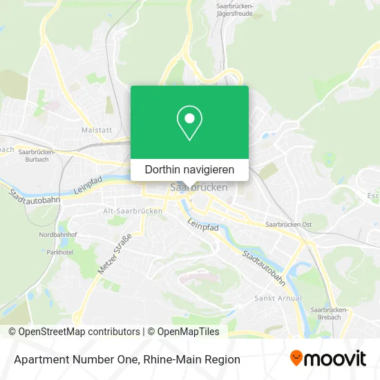 Apartment Number One Karte