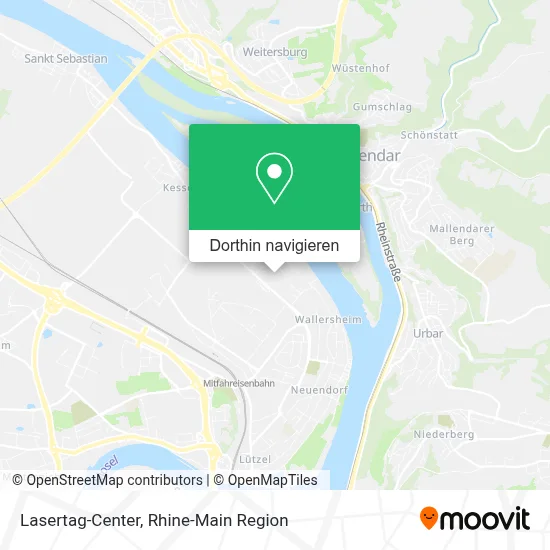 Lasertag-Center Karte