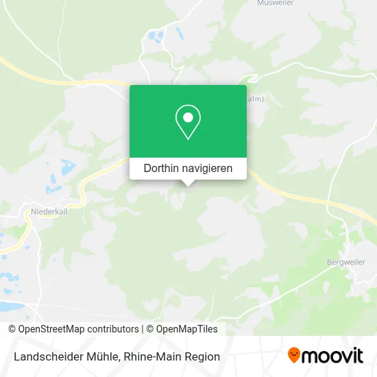 Landscheider Mühle Karte