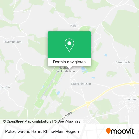 Polizeiwache Hahn Karte