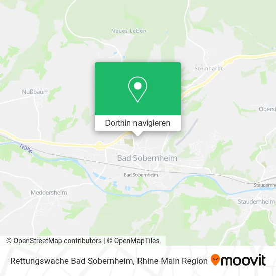 Rettungswache Bad Sobernheim Karte