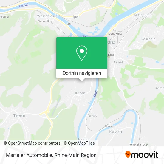 Martaler Automobile Karte