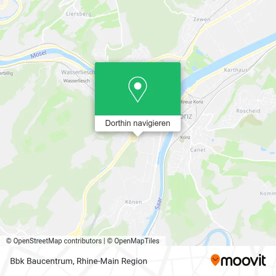 Bbk Baucentrum Karte