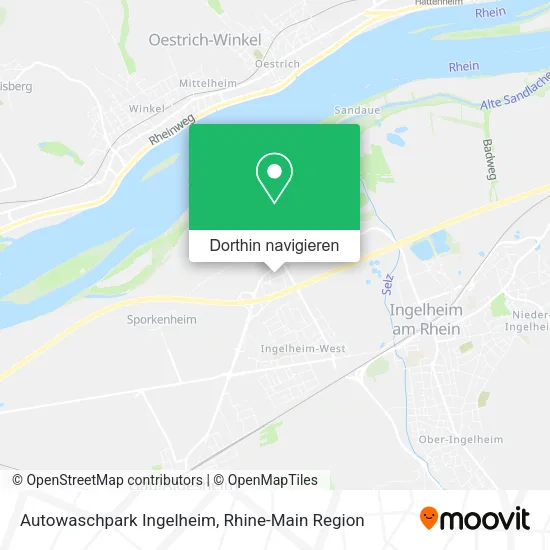 Autowaschpark Ingelheim Karte