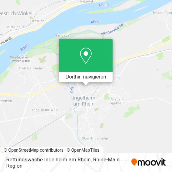 Rettungswache Ingelheim am Rhein Karte