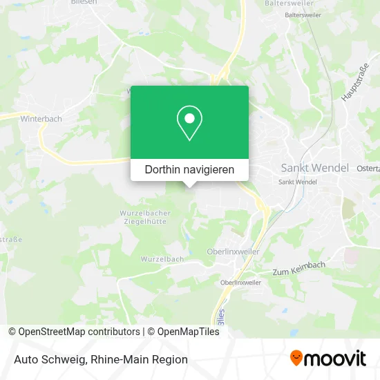 Auto Schweig Karte