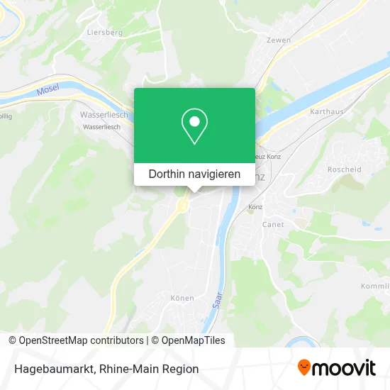 Hagebaumarkt Karte