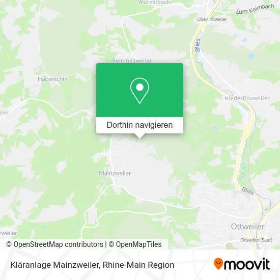 Kläranlage Mainzweiler Karte