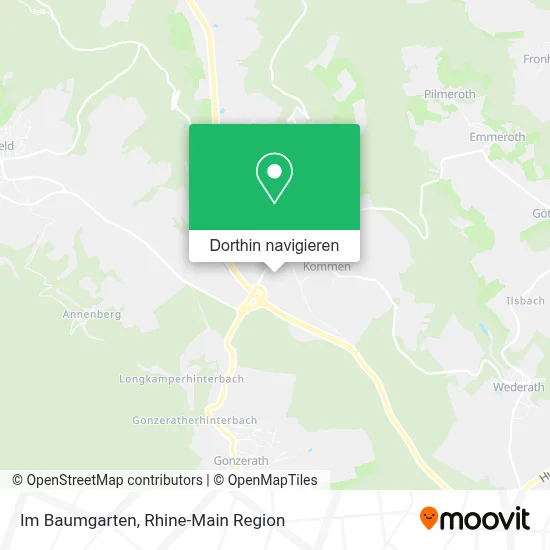 Im Baumgarten Karte