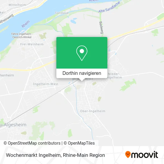 Wochenmarkt Ingelheim Karte