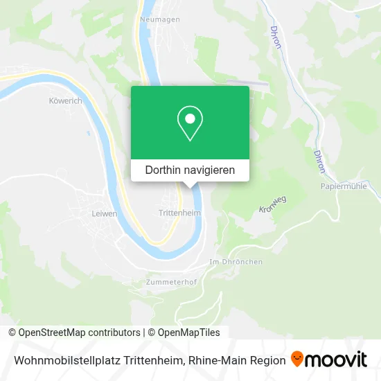 Wohnmobilstellplatz Trittenheim Karte