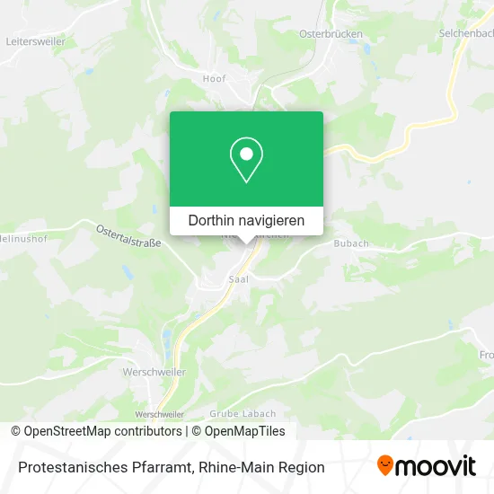 Protestanisches Pfarramt Karte