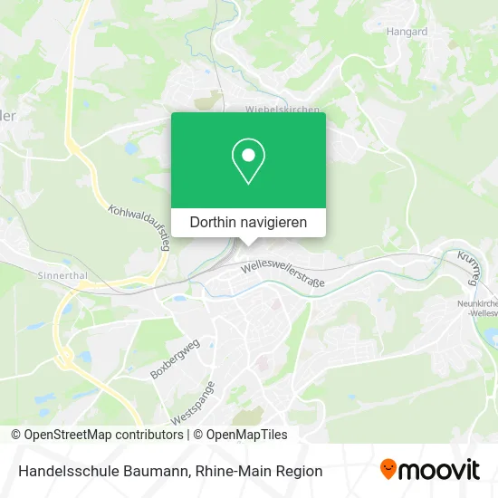 Handelsschule Baumann Karte