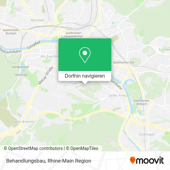 Behandlungsbau Karte