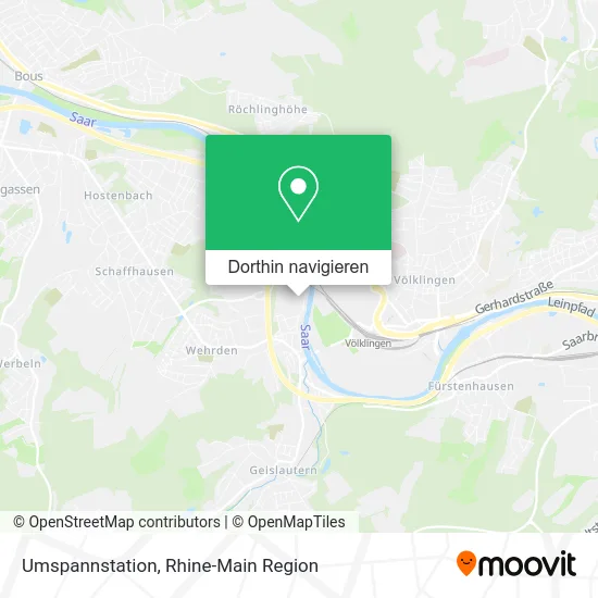 Umspannstation Karte