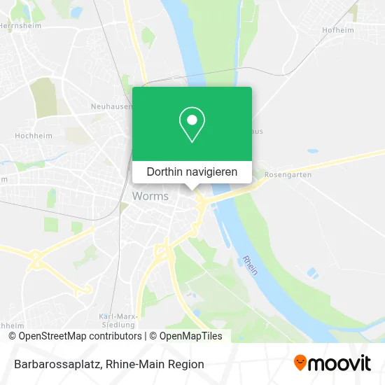 Barbarossaplatz Karte