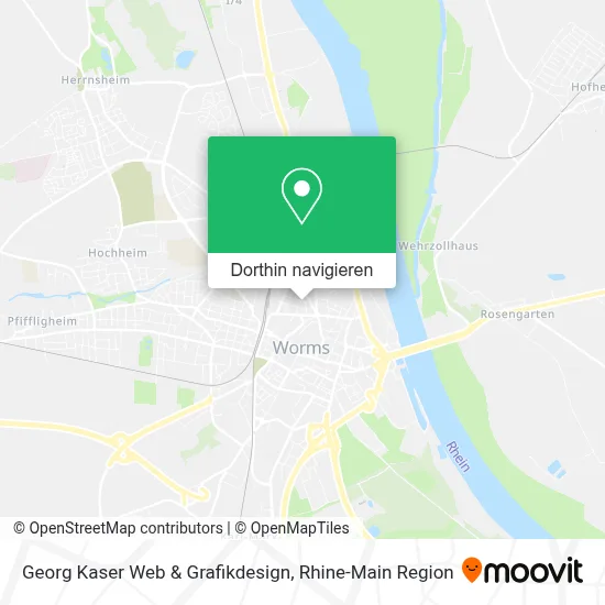 Georg Kaser Web & Grafikdesign Karte