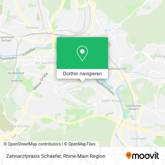 Zahnarztpraxis Schaefer Karte