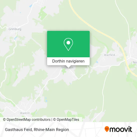 Gasthaus Feid Karte