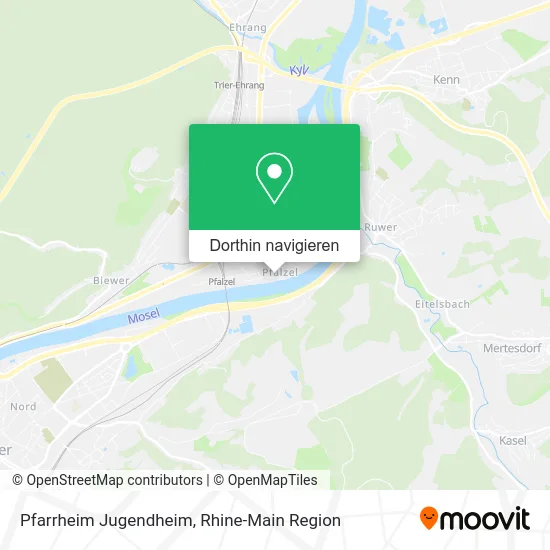 Pfarrheim Jugendheim Karte
