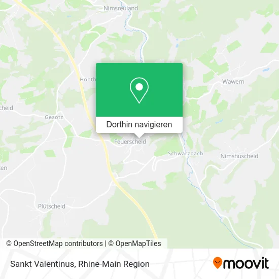 Sankt Valentinus Karte