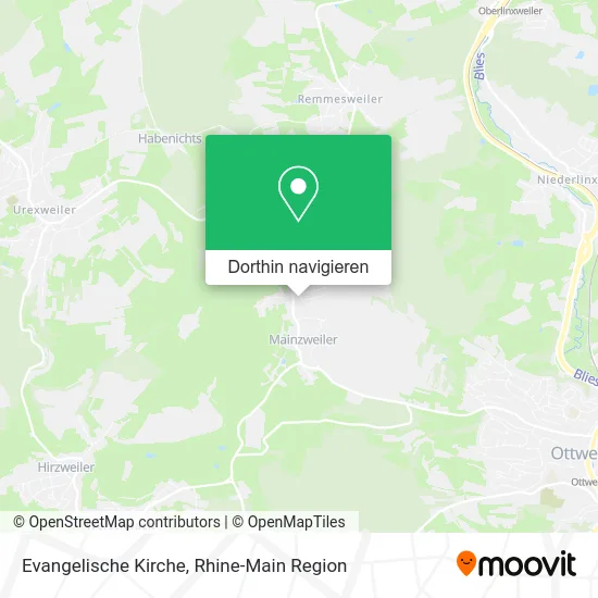 Evangelische Kirche Karte