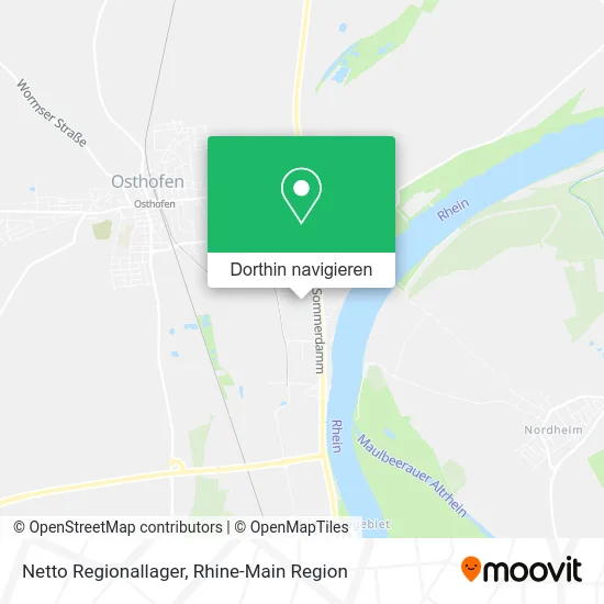 Netto Regionallager Karte