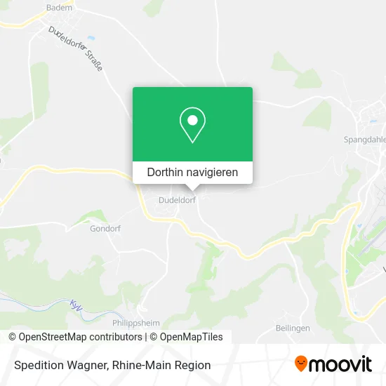 Spedition Wagner Karte