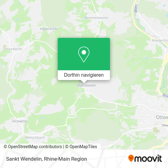 Sankt Wendelin Karte