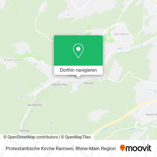 Protestantische Kirche Ramsen Karte