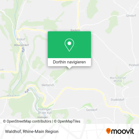 Waldhof Karte