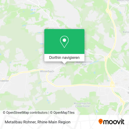 Metallbau Rohner Karte