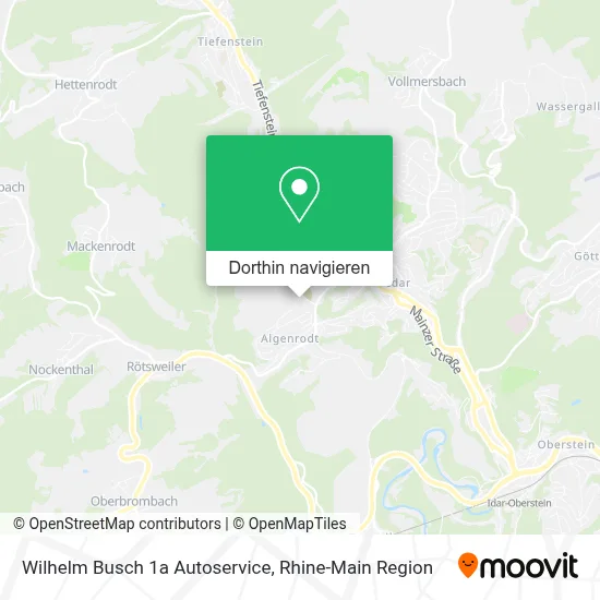 Wilhelm Busch 1a Autoservice Karte