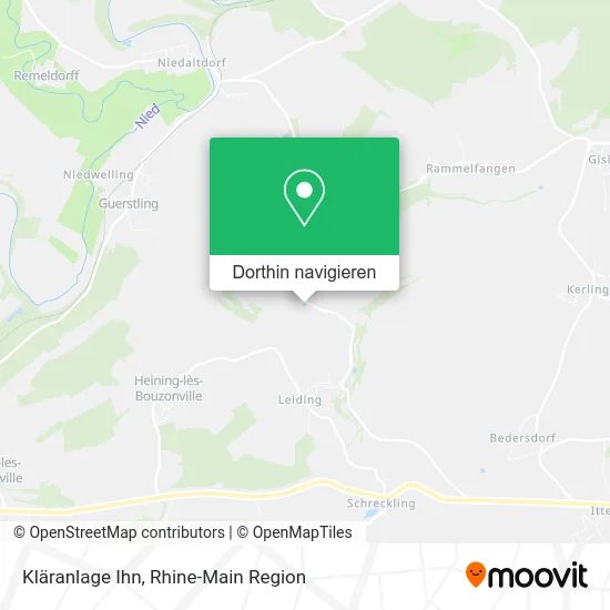 Kläranlage Ihn Karte