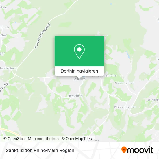 Sankt Isidor Karte
