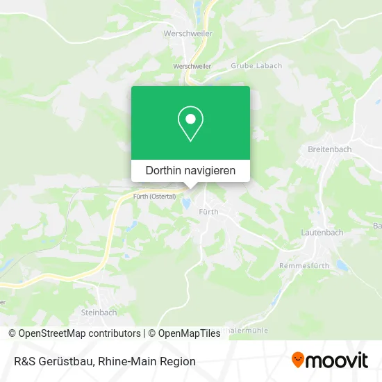 R&S Gerüstbau Karte