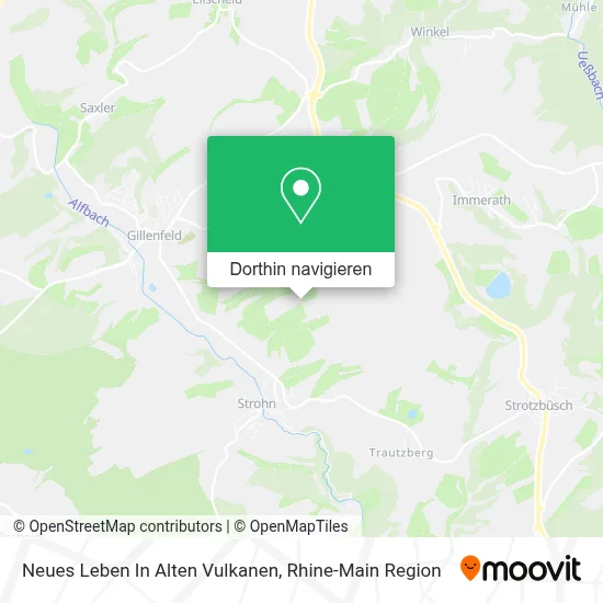 Neues Leben In Alten Vulkanen Karte