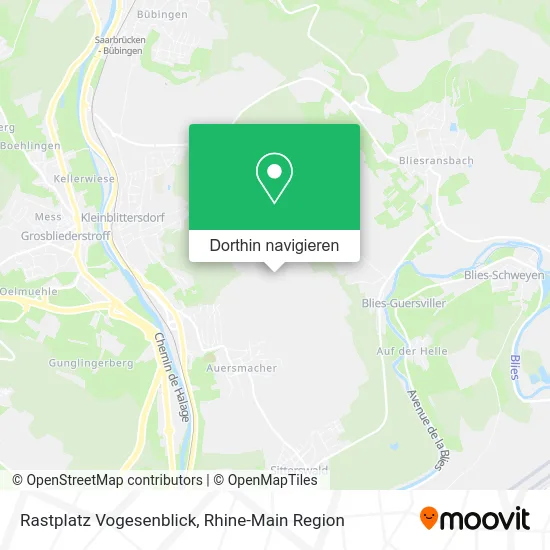 Rastplatz Vogesenblick Karte