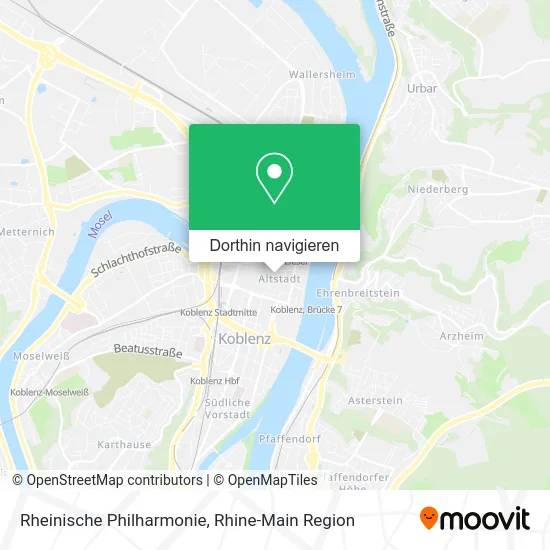 Rheinische Philharmonie Karte