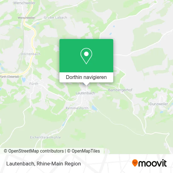 Lautenbach Karte