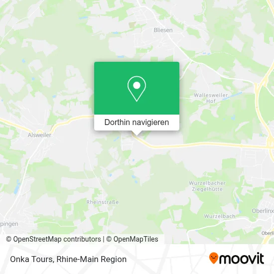 Onka Tours Karte