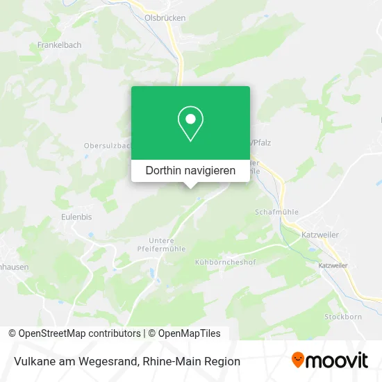 Vulkane am Wegesrand Karte