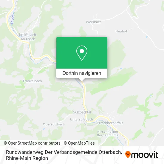 Rundwanderweg Der Verbandsgemeinde Otterbach Karte