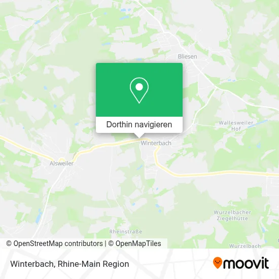 Winterbach Karte