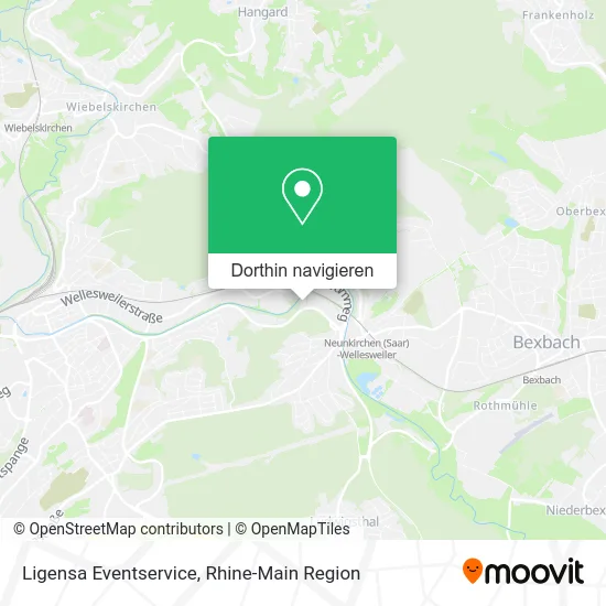 Ligensa Eventservice Karte