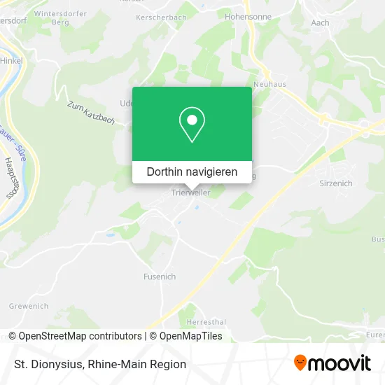 St. Dionysius Karte