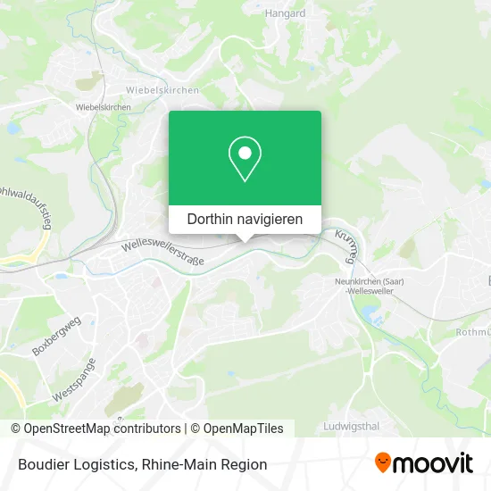 Boudier Logistics Karte