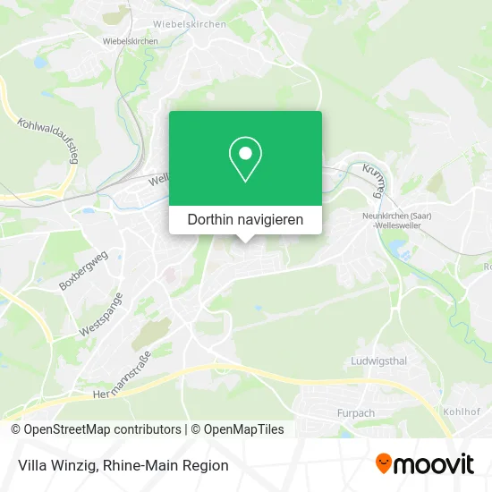 Villa Winzig Karte